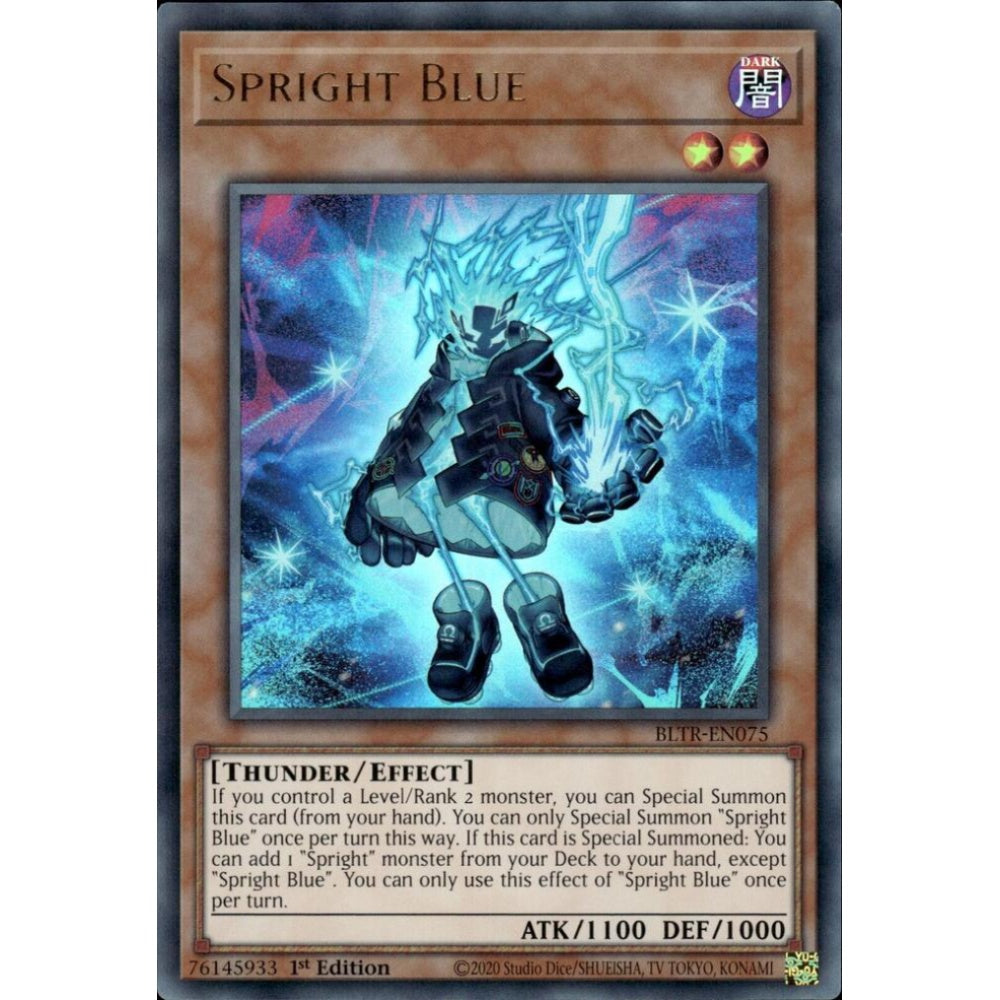 Spright Blue BLTR-EN075 Ultra Yu-Gi-Oh Battles of Legend: Terminal Revenge