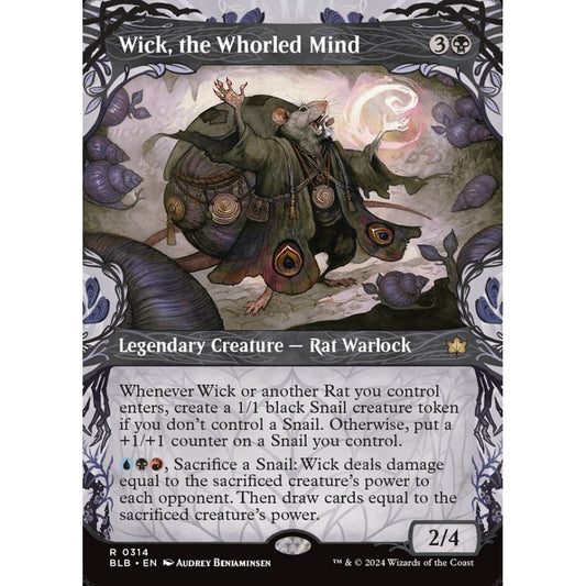 Wick, the Whorled Mind, 314, rare, Magic: The Gathering, Bloomburrow