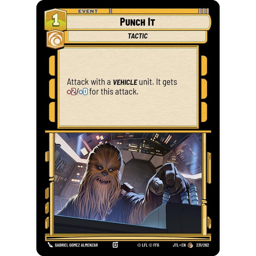 Punch It, C, JTL 231), Star Wars Unlimited