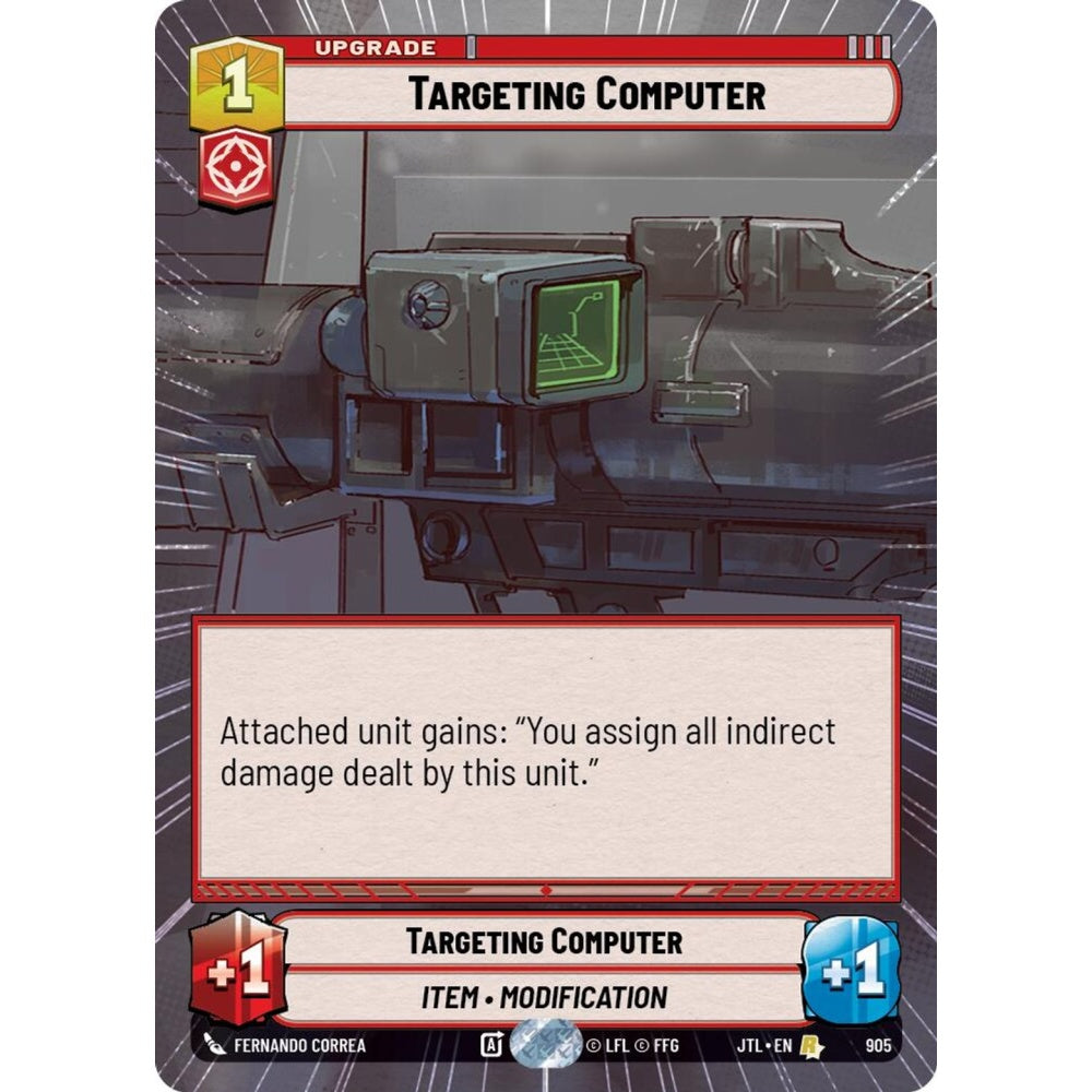 Targeting Computer, R, JTL 905) Hyperspace Foil, Star Wars Unlimited
