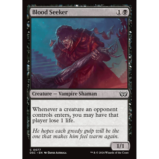 Blood Seeker, 77, common, Magic: The Gathering, Duskmourn: House of Horror