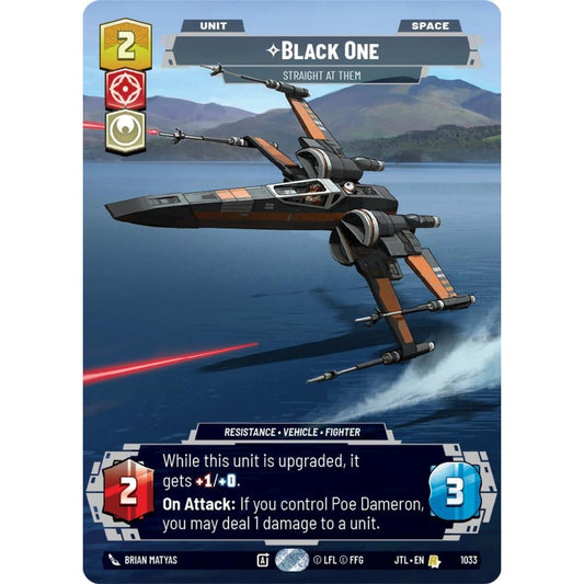 Black One, R, JTL 1033) Prestige, Star Wars Unlimited