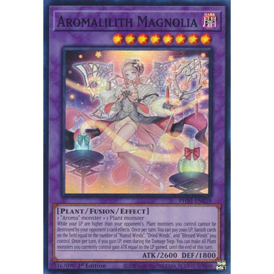 Aromalilith Magnolia PHNI-EN039 Super Yu-Gi-Oh Phantom Nightmare