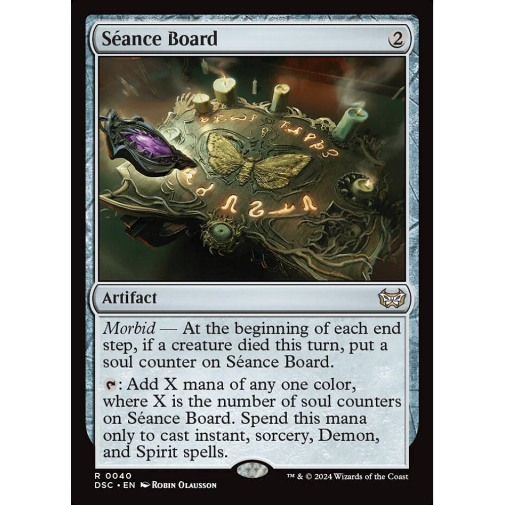 Séance Board, 40, rare, Magic: The Gathering, Duskmourn: House of Horror