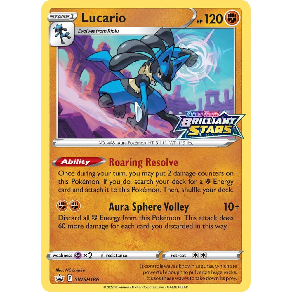 Lucario Promo SWSH186 Pokemon Card Game Sword & Shield Promos