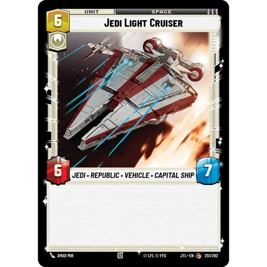 Jedi Light Cruiser, C, JTL 251), Star Wars Unlimited
