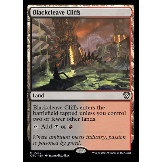 Blackcleave Cliffs, 272, rare, Magic: The Gathering, Outlaws of Thunder Junction