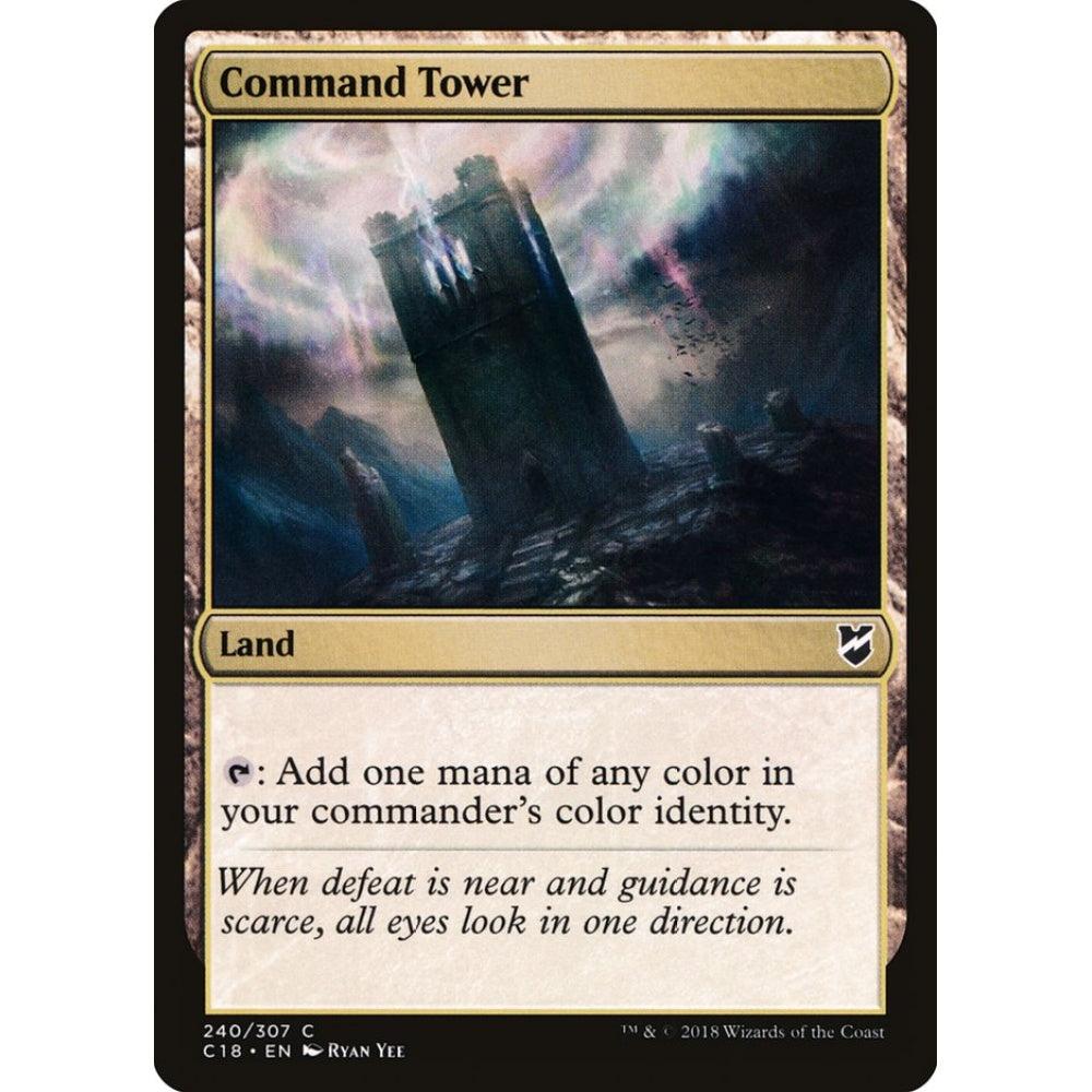 Command Tower common 240 Magic the Gathering Commander 2018