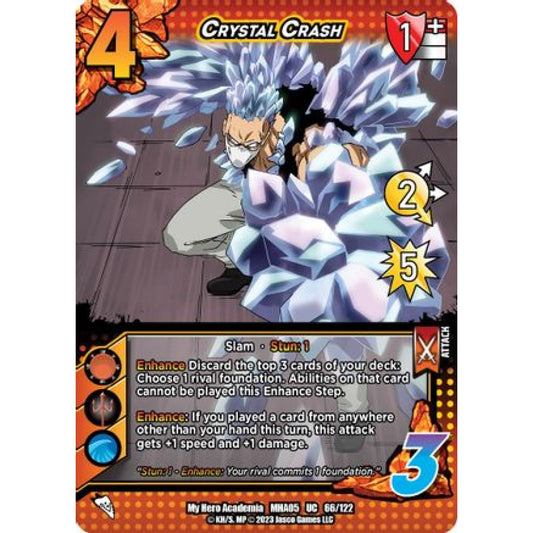 Crystal Crash, 66/122, UC, UniVersus, MHA05 Undaunted Raid