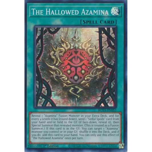 The Hallowed Azamina ROTA-EN053 Super Yu-Gi-Oh Rage of the Abyss