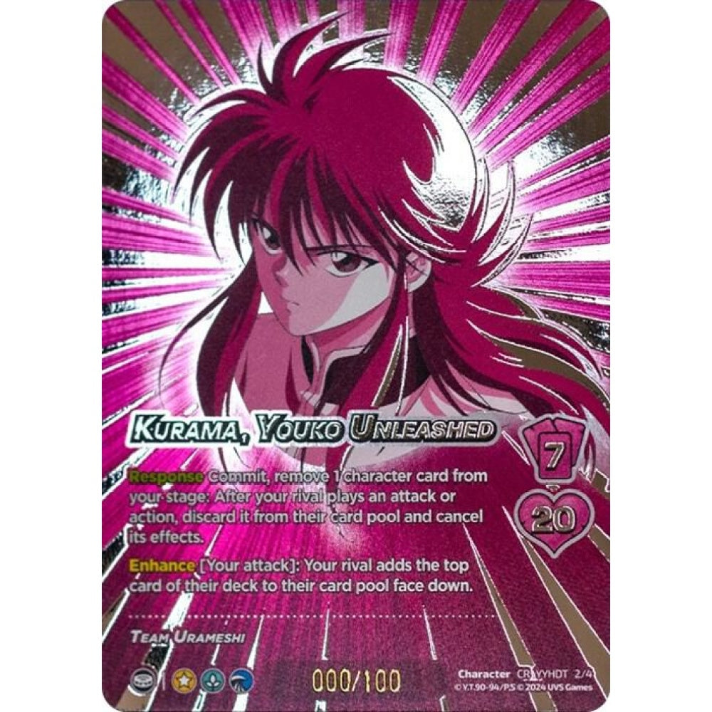 Kurama, Youko Unleashed, nan, YYHDT, Universus, Yu Yu Hakusho: Dark Tournament, nan