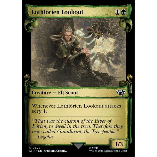 Lothlórien Lookout, common, 626, Magic the Gathering, The Lord of the Rings: Tales of Middle-earth