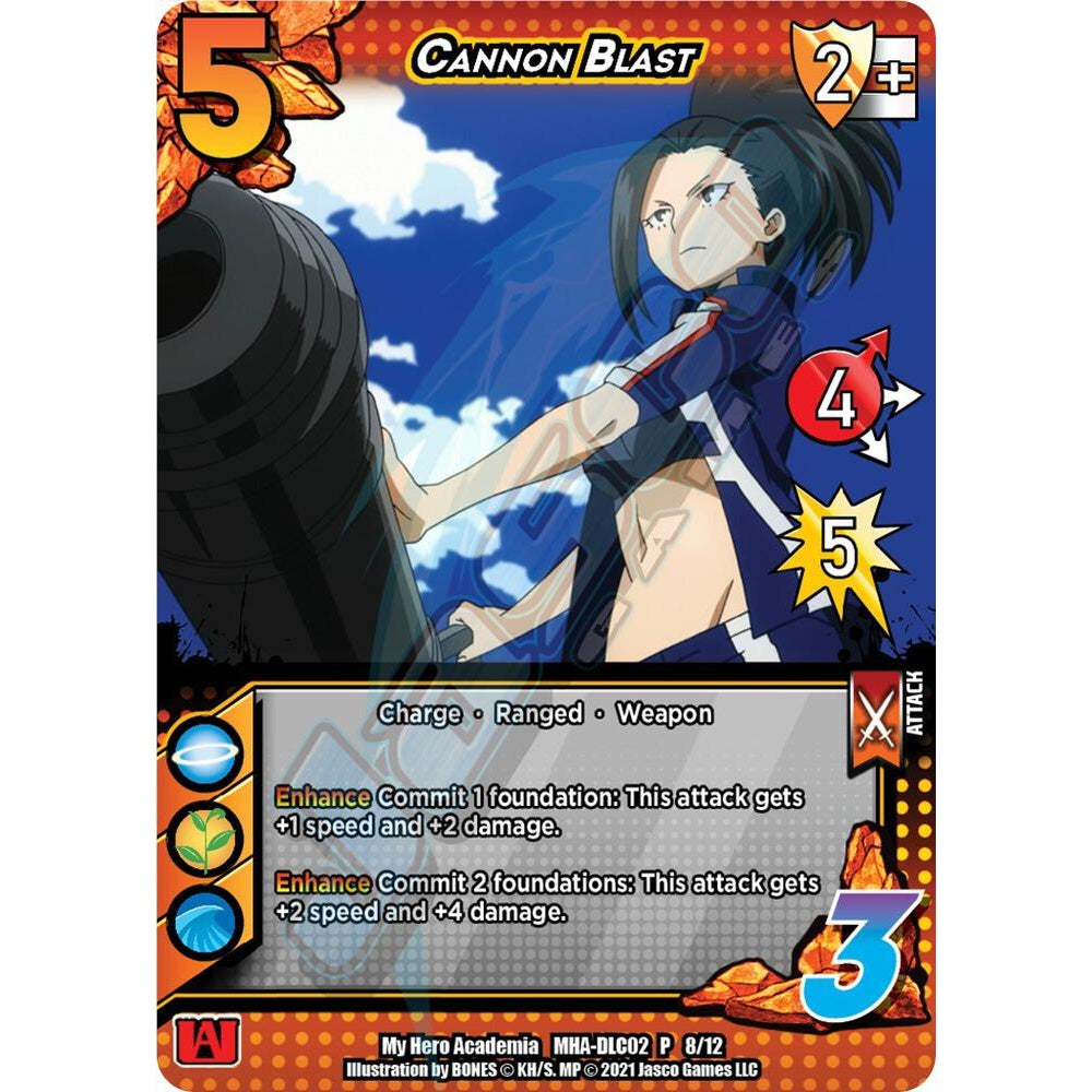 Cannon Blast, 8/12, MHA-DLC02, Universus, MHA Promos, nan