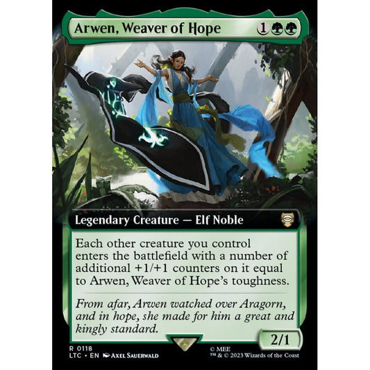 Arwen, Weaver of Hope, rare, 118, Magic the Gathering, Tales of Middle-earth Commander