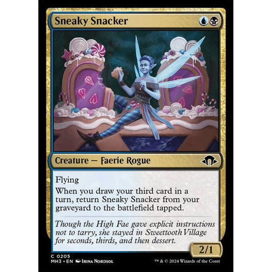 Sneaky Snacker, 205, common, Magic: The Gathering, Modern Horizons 3