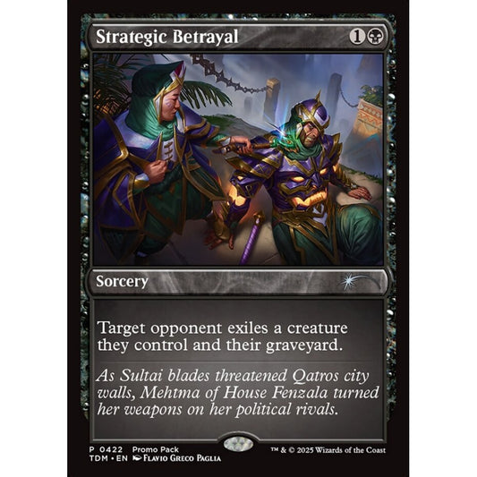 Strategic Betrayal uncommon 422 Magic the Gathering Tarkir: Dragonstorm