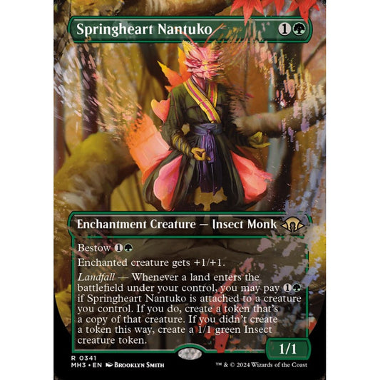 Springheart Nantuko, 341, rare, Magic: The Gathering, Modern Horizons 3