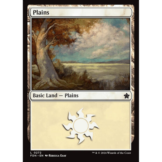 Plains, 272, common, Magic: The Gathering, Foundations