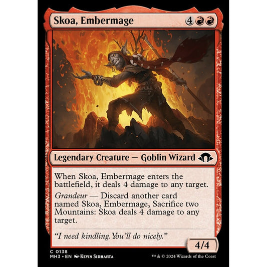 Skoa, Embermage, 138, common, Magic: The Gathering, Modern Horizons 3