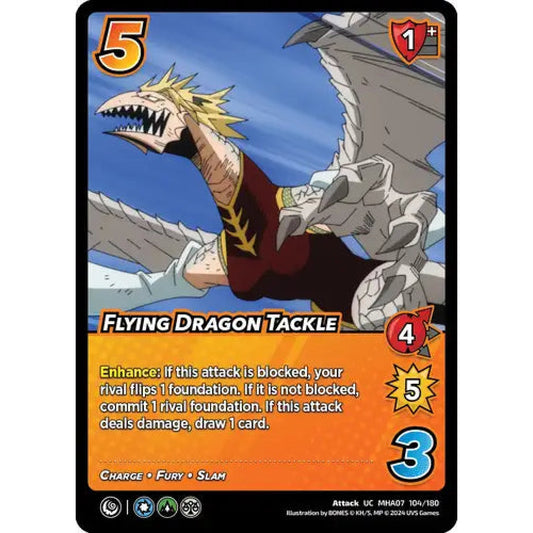 Flying Dragon Tackle, 104/180, UC, UniVersus, MHA07 Girl Power