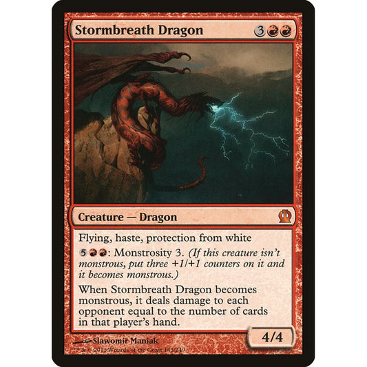 Stormbreath Dragon mythic 143 Magic the Gathering Theros