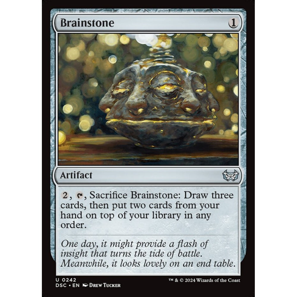 Brainstone, 242, uncommon, Magic: The Gathering, Duskmourn: House of Horror