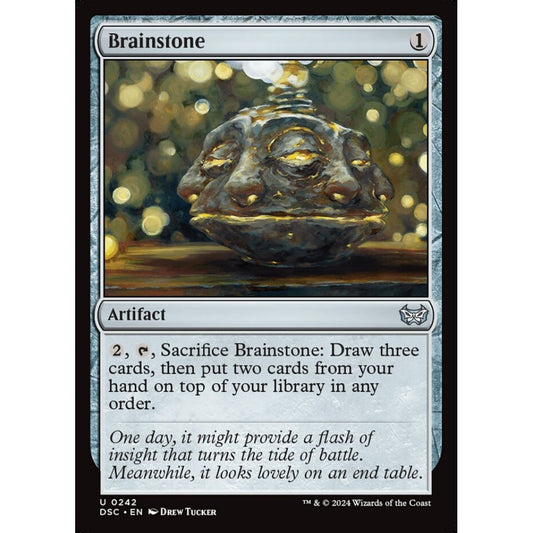 Brainstone, 242, uncommon, Magic: The Gathering, Duskmourn: House of Horror