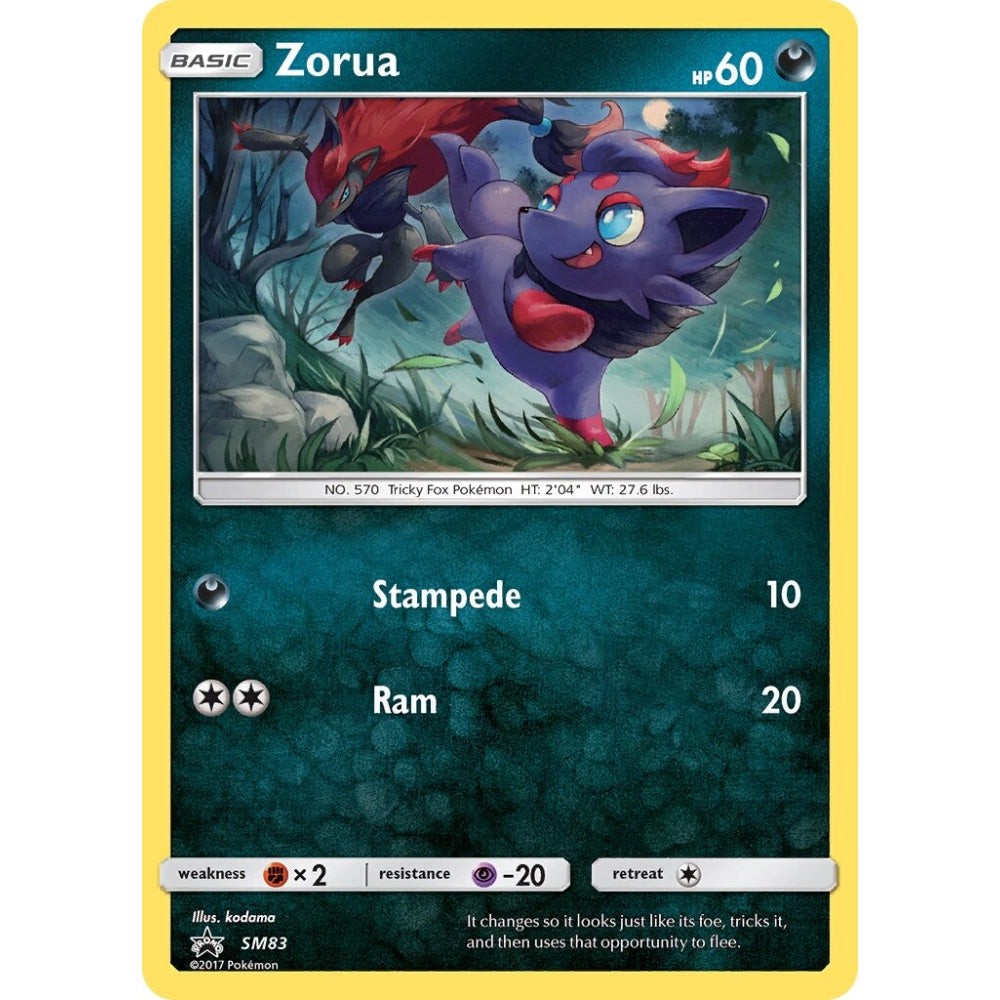 Zorua Promo SM83 Pokemon Card Game Sun & Moon Promos