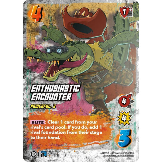 Enthusiastic Encounter 165/186 TMNT01 Universus Teenage Mutant Ninja Turtles Attack UR