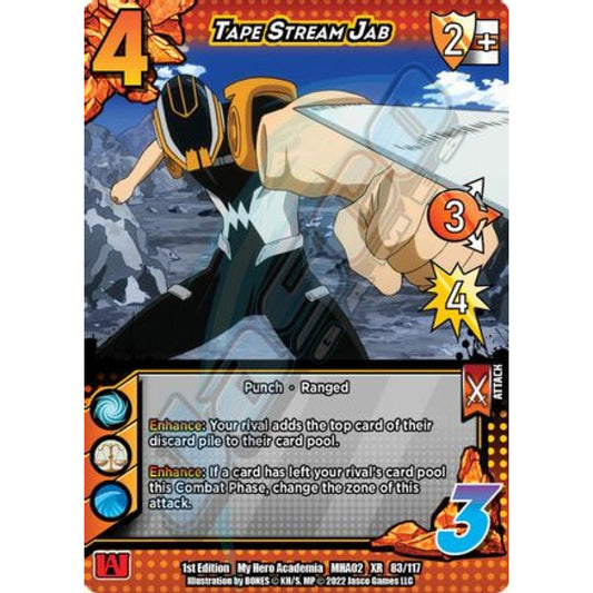Tape Stream Jab, 83/117, XR, UniVersus, MHA02 Crimson Rampage