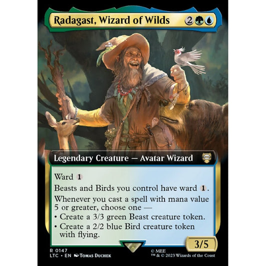Radagast, Wizard of Wilds, rare, 147, Magic the Gathering, Tales of Middle-earth Commander