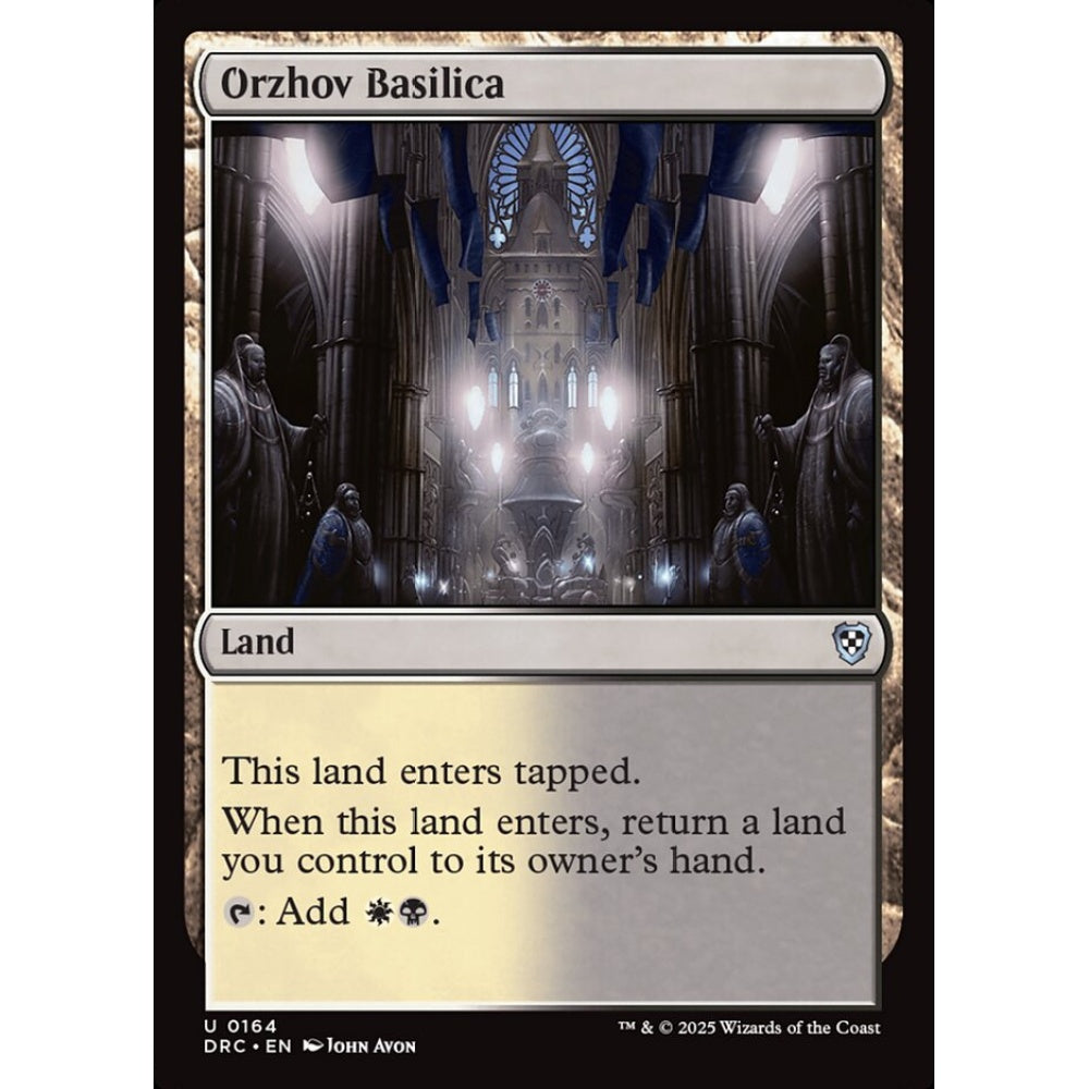 Orzhov Basilica, 164, uncommon, Magic: The Gathering, Aetherdrift Commander