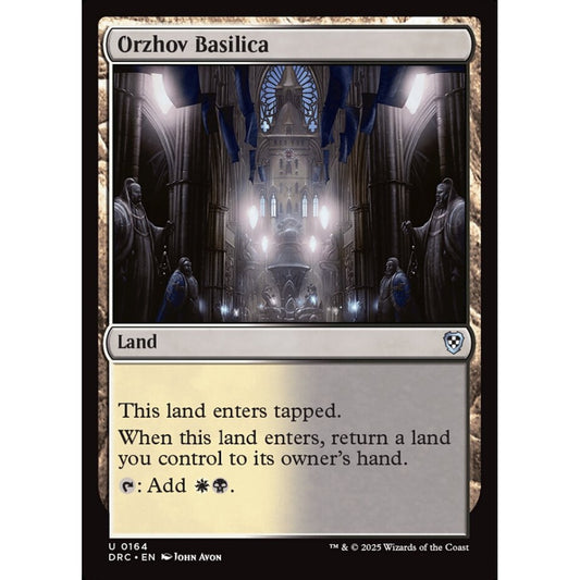 Orzhov Basilica, 164, uncommon, Magic: The Gathering, Aetherdrift Commander