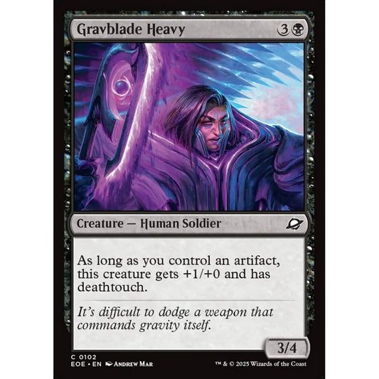 Gravblade Heavy common 102 Magic the Gathering Edge of Eternities