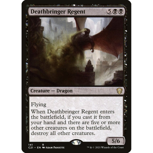 Deathbringer Regent rare 141 Magic the Gathering Commander 2021
