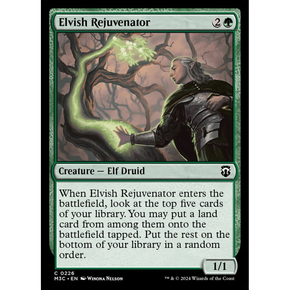 Elvish Rejuvenator, 226, common, Magic: The Gathering, Modern Horizons 3