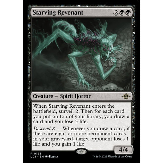 Starving Revenant rare 123 Magic the Gathering The Lost Caverns of Ixalan