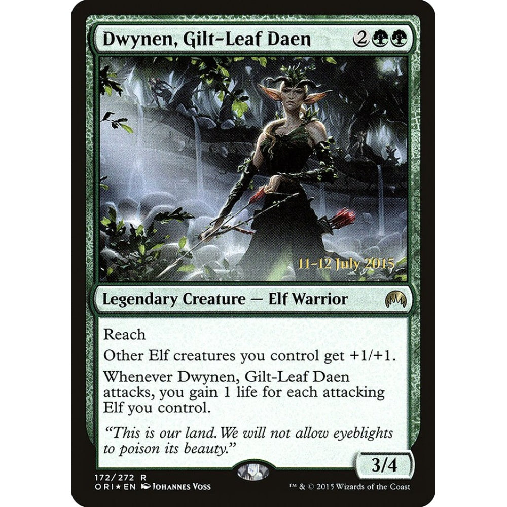 Dwynen, Gilt-Leaf Daen rare 172s Magic the Gathering Magic Origins Promos