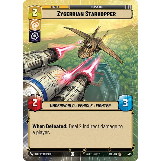 Zygerrian Starhopper, C, JTL 445) Hyperspace, Star Wars Unlimited