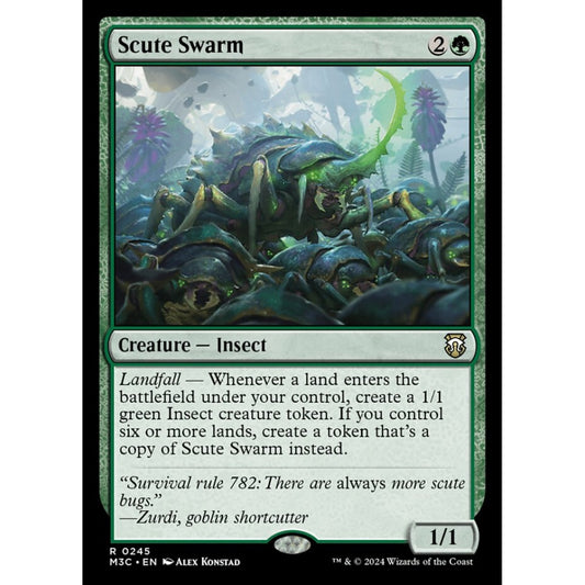 Scute Swarm, 245, rare, Magic: The Gathering, Modern Horizons 3