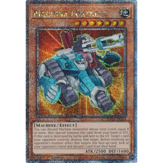 Machina Fortress (Quarter Century Secret Rare) RA03-EN233 QCR Yu-Gi-Oh Quarter Century Bonanza