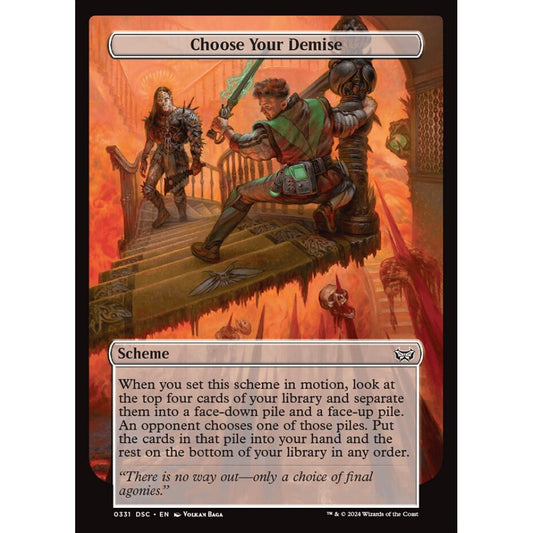 Choose Your Demise, 331, common, Magic: The Gathering, Duskmourn: House of Horror