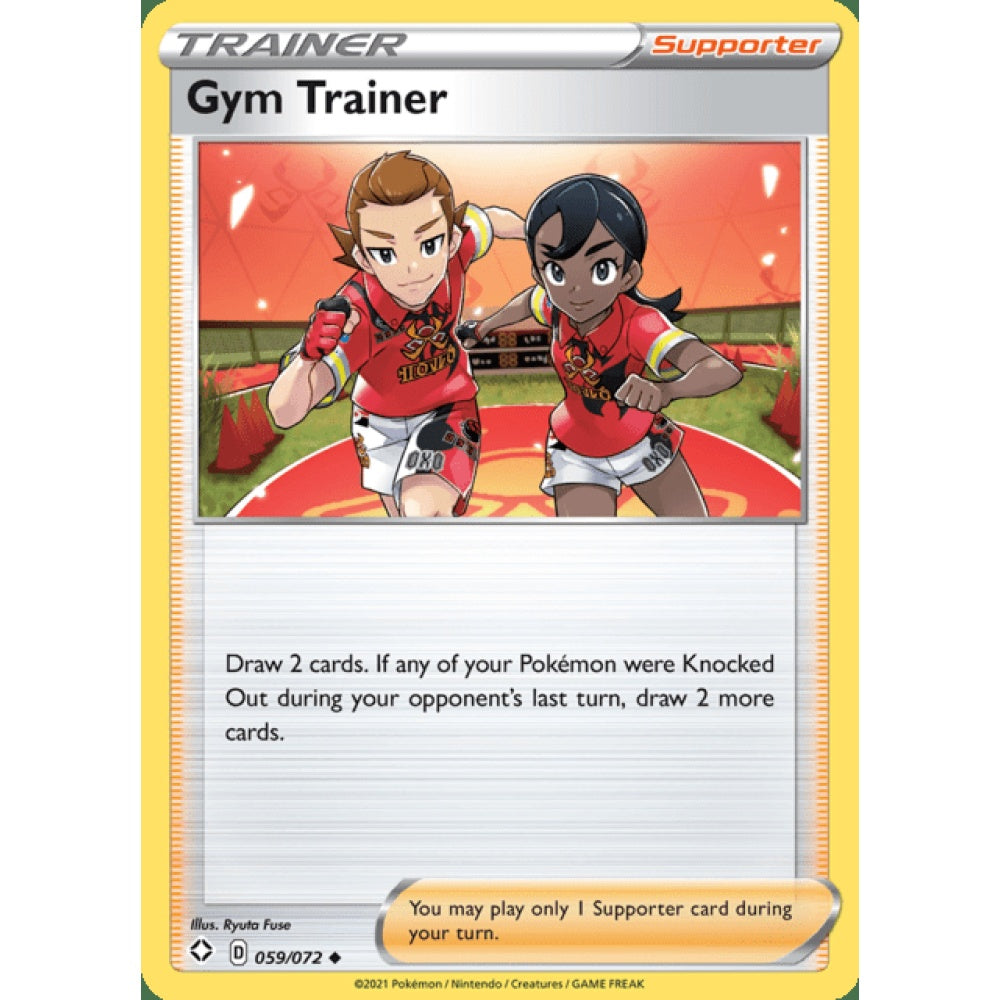 Gym Trainer Uncommon 059/072 Pokemon Card Game Shining Fates