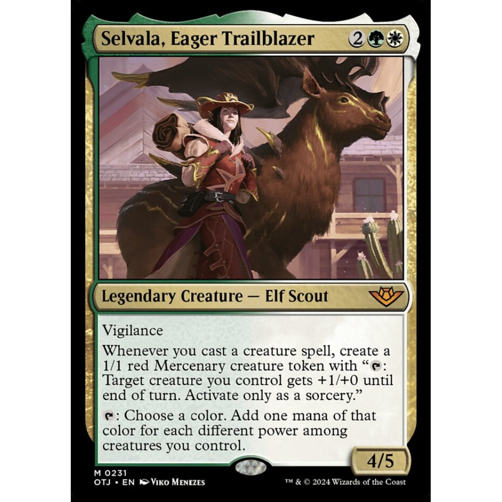 Selvala, Eager Trailblazer, 231, mythic, Magic: The Gathering, Outlaws of Thunder Junction