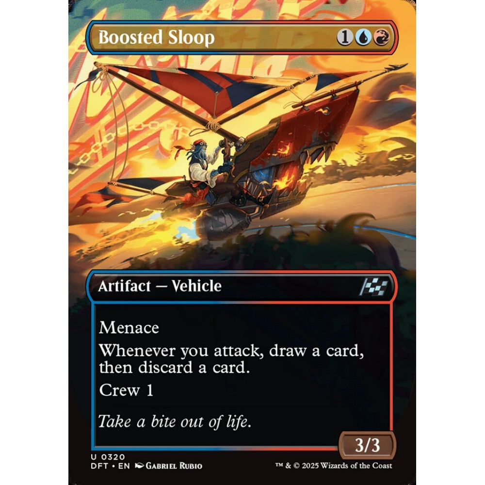 Boosted Sloop, 320, uncommon, Magic: The Gathering, Aetherdrift