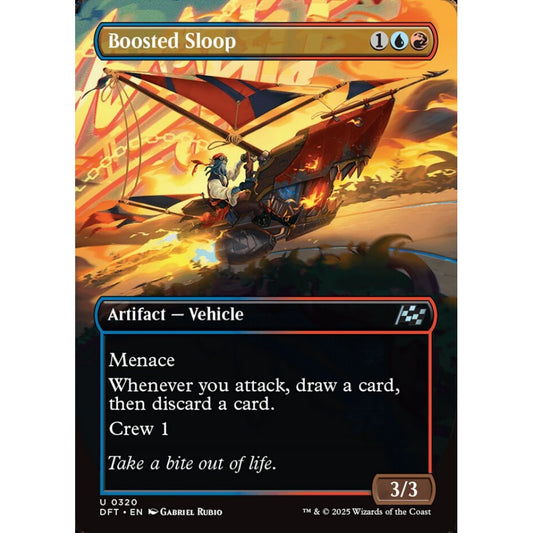 Boosted Sloop, 320, uncommon, Magic: The Gathering, Aetherdrift