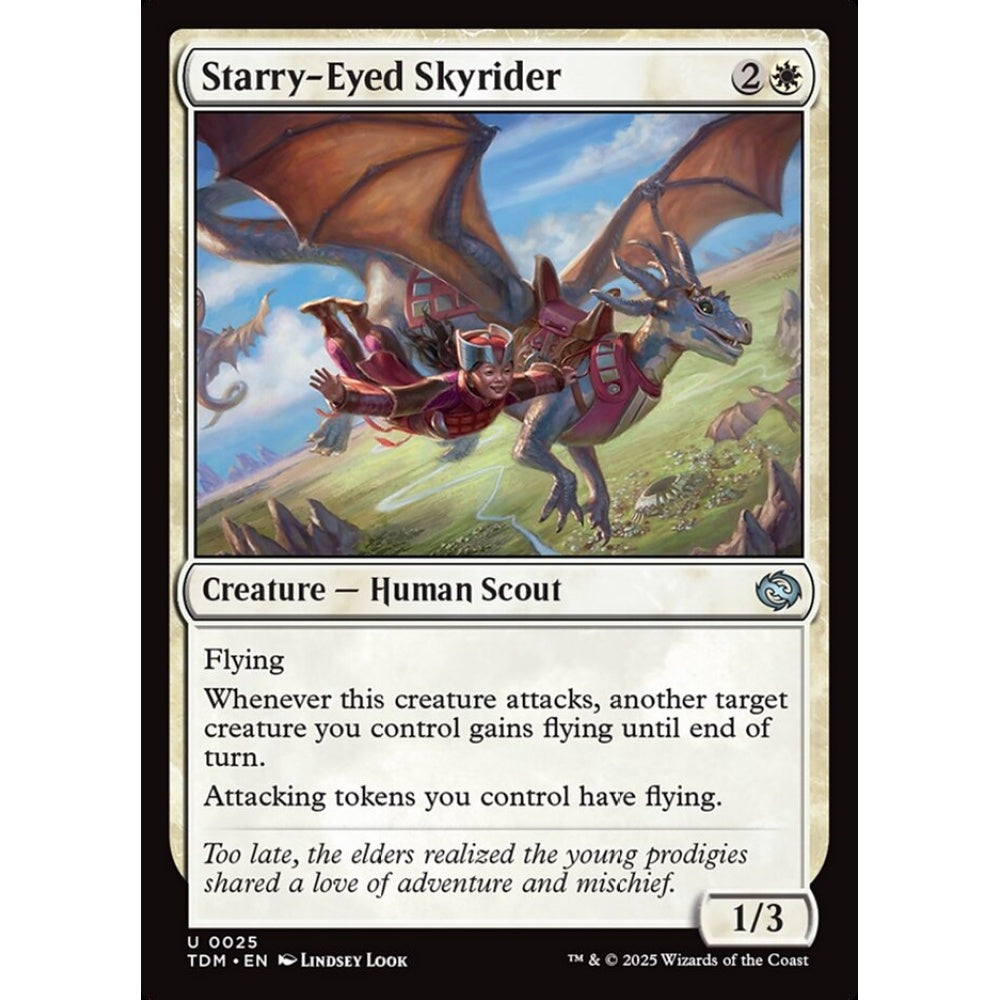 Starry-Eyed Skyrider uncommon 25 Magic the Gathering Tarkir: Dragonstorm