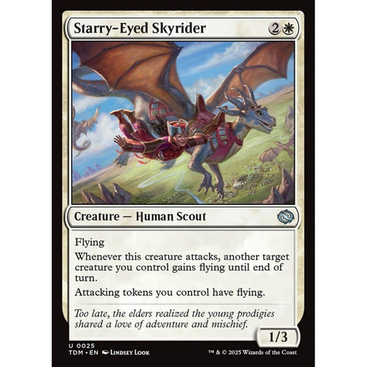 Starry-Eyed Skyrider uncommon 25 Magic the Gathering Tarkir: Dragonstorm