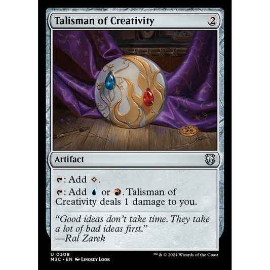 Talisman of Creativity, 308, uncommon, Magic: The Gathering, Modern Horizons 3