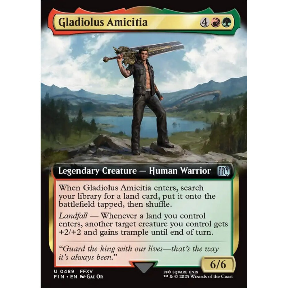Gladiolus Amicitia uncommon 489 Magic the Gathering Final Fantasy